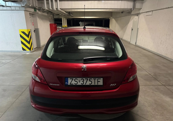 Peugeot 207 cena 14777 przebieg: 133000, rok produkcji 2010 z Szczecin małe 781